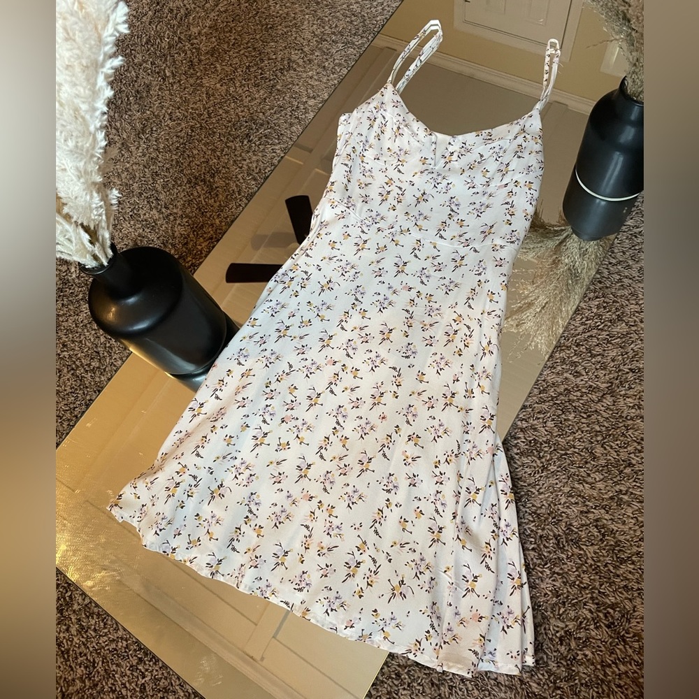 GARAGE v-notch dress